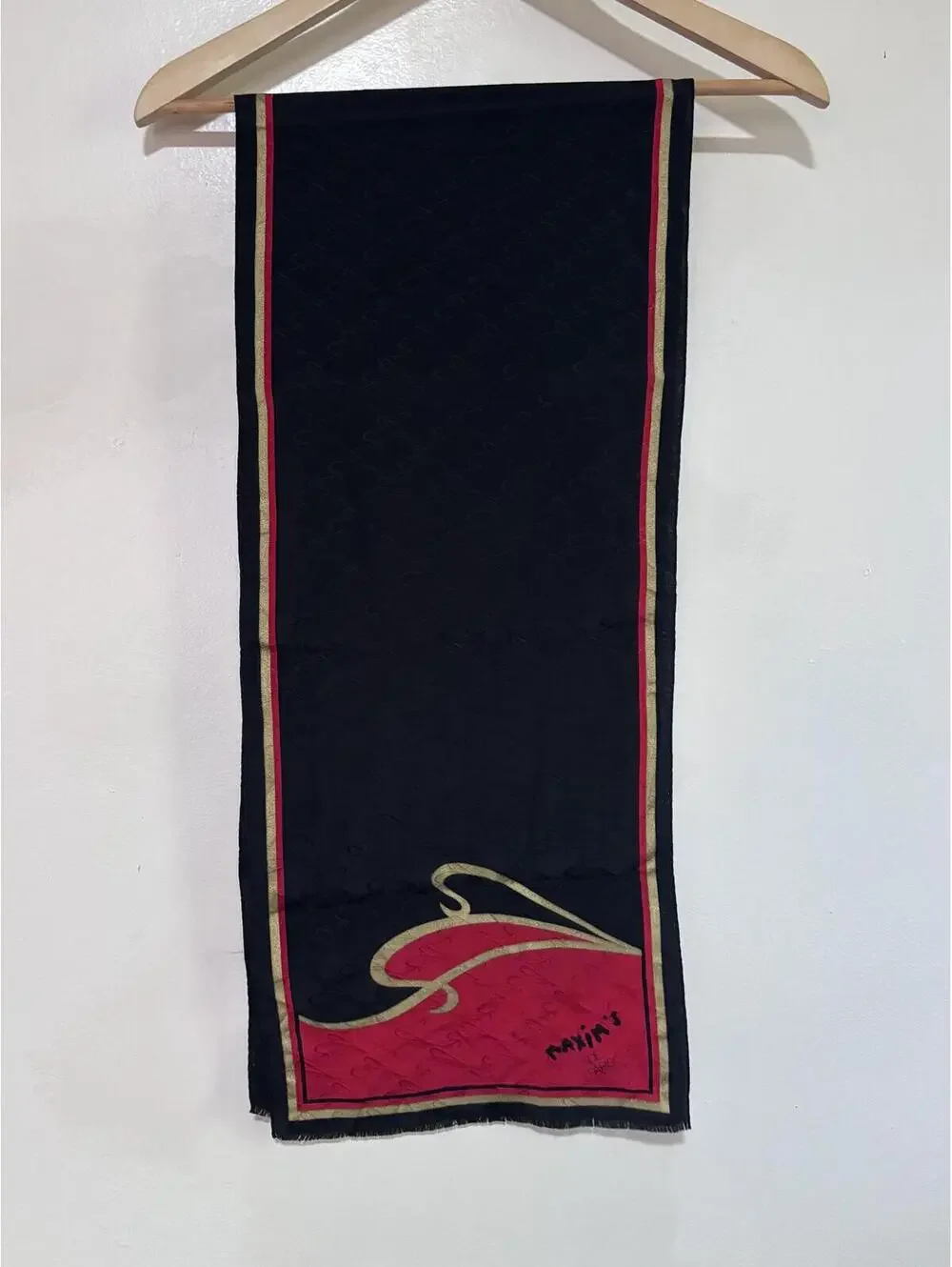 Maxim's De Paris Long Hair Scarf 11